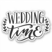 Hochzeitsticker Aufkleber (Vorderseite)