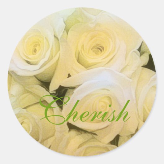 Hochzeitsticker für Umschlag Aufkleber (Vorderseite)