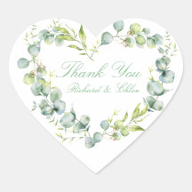 Hochzeitsticker Liebe Herzsticker Rustikale Botani