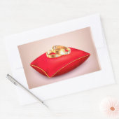 Hochzeitsticker Rechteckiger Aufkleber (Umschlag)