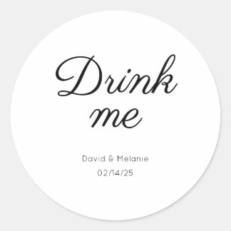 Hochzeitsticker Runder Aufkleber