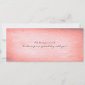 Hochzeitsticket Boarding Vintag mit UAWG Einladung (Rückseite)