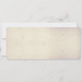 Hochzeitsticket Boarding Vintag mit UAWG Einladung (Rückseite)