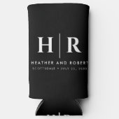 Hochzeitstiefel für Bierschlauch Selters Dosenkühler (Vorderseite)