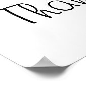 Hochzeitstiefel für Foto "Danke" von "Danke" Poster (Ecke)