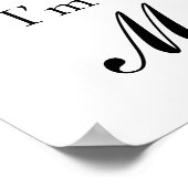 Hochzeitstiefel für Foto: "Ich bin ihr Herr" für d Poster (Ecke)