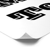 Hochzeitstiefel für Foto "Me Too" Poster (Ecke)