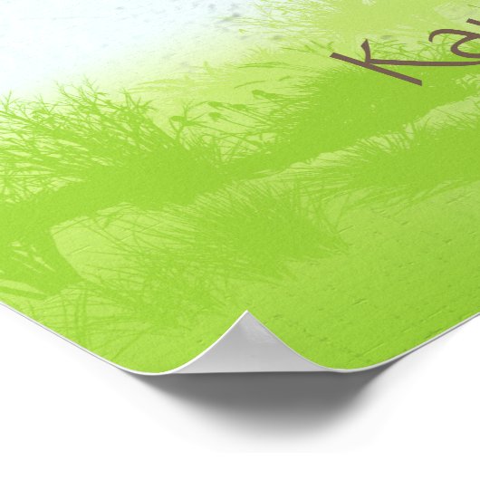 Hochzeitstielbaum Poster (Ecke)