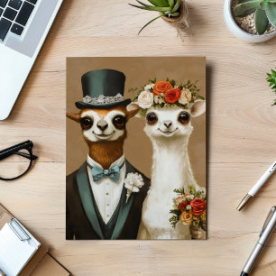 Hochzeitstierpaar Einladung