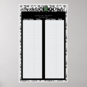 Hochzeitstiftposter Poster (Vorne)