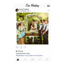 Hochzeitstil für Foto Poster Social Media