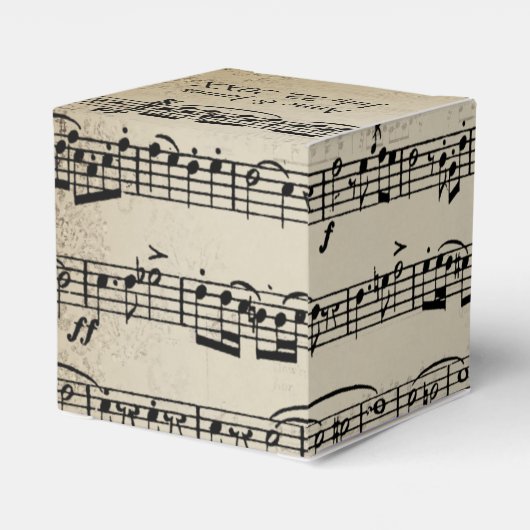 Hochzeitstil Geschenkschachtel (Rückseite)