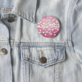 Hochzeitstil Liebe Vector Hintergrund glänzend ros Button (Beispiel)