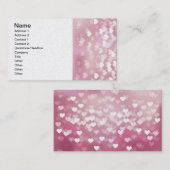 Hochzeitstil Liebe Vector Hintergrund glänzend ros Visitenkarte (Vorne/Hinten)