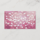 Hochzeitstil Liebe Vector Hintergrund glänzend ros Visitenkarte (Rückseite)