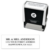 Hochzeitstil - Rücksendeadresse auswählen - Permastempel (Beispiel)