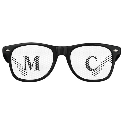 Hochzeitstile Partybrille (Vorderseite)