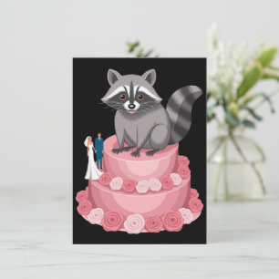 Hochzeitstipendien für Raccoon Karte