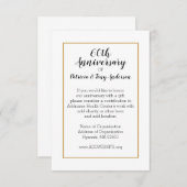 Hochzeitstipendium Begleitkarte (Vorne/Hinten)