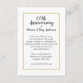 Hochzeitstipendium Begleitkarte (Vorderseite)