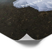 Hochzeitstipendium für Foto - Personalisierte Name Poster (Ecke)