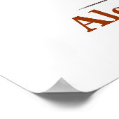 Hochzeitstipendium - natürlicher Fall Poster (Ecke)