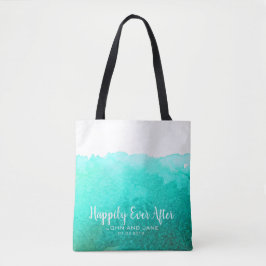 Hochzeitstipendium Strand Hochzeit aquamarin blau Tasche