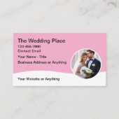 Hochzeitstipps Business Cards Modernes Design Visitenkarte (Vorderseite)