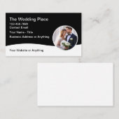 Hochzeitstipps Business Cards Modernes Design Visitenkarte (Vorne/Hinten)