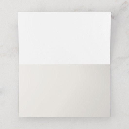 Hochzeitstisch am Sunset Skies Beach Platzkarte (Innenseite Aufgefaltet)