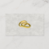 Hochzeitstisch aus weißem Marmor mit geometrischem Platzkarte (Rückseite)