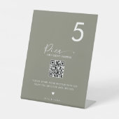 Hochzeitstisch-Bilder oder nicht eingetretene Seet Sockelschild (Vorderseite)