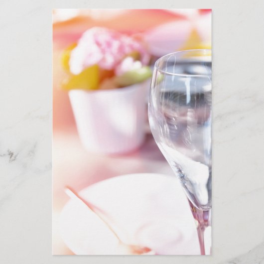 Hochzeitstisch Briefpapier (Vorderseite)