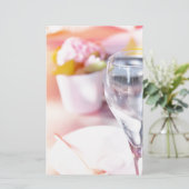 Hochzeitstisch Briefpapier (Stehend Vorderseite)