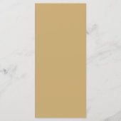 Hochzeitstisch Dankeschön Elegante Empfangskarte Programm (Rückseite)