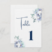 Hochzeitstisch Dankeskarte (Vorne/Hinten)