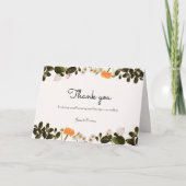 Hochzeitstisch Dankeskarte (Vorderseite)