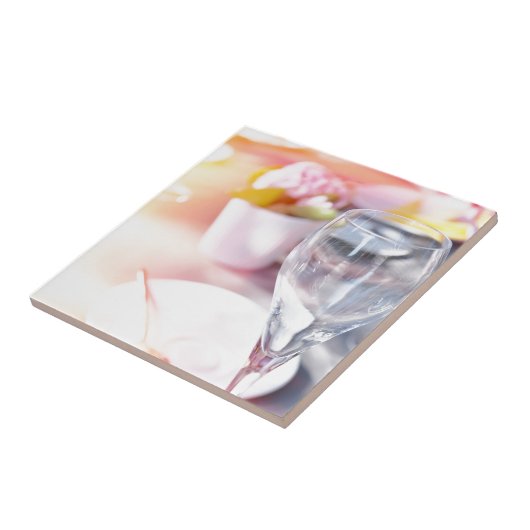 Hochzeitstisch Fliese (Seite)