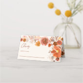 Hochzeitstisch für leichte Creme Platzkarte (Vorderseite)