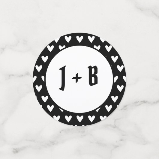 Hochzeitstisch für personalisierte Motorräder Konfetti (Klein Vorderseite)