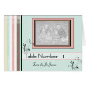 Hochzeitstisch # Platzkarte & Dankeschön Vorlage (Vorderseite (Horizontal))