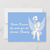 Hochzeitstisch-Platzkarten Einladung (Vorderseite)