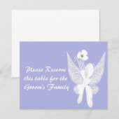 Hochzeitstisch-Platzkarten Einladung (Vorne/Hinten)