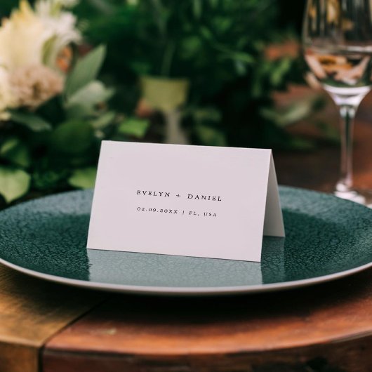 Hochzeitstisch-Platzkarten Gastname & Wahl Tischnummer