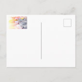 Hochzeitstisch Postkarte (Rückseite)