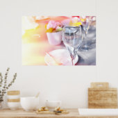 Hochzeitstisch unter der Sonne Poster (Küche)