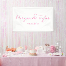 Hochzeitstischschild, benutzerdefinierte Tapisseri