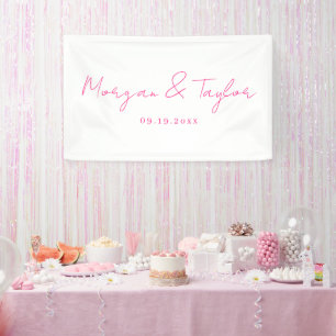 Hochzeitstischschild, benutzerdefinierte Tapisseri Banner