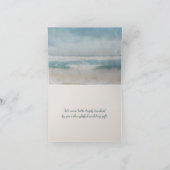 Hochzeitstorch auf Blume Karte (Innenseite)