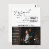 Hochzeitstorniertes Foto Postkarte (Vorne/Hinten)